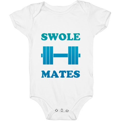 Swole Mates (his) Baby One Piece